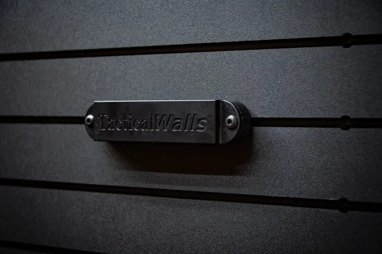 ModWall Hide-A-Mag A close-up of the black, finish-safe ModWall Hide-A-Mag base plate, designed for low-profile magnetic mounting on BroCo vehicle panels.